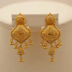 Gold earrings